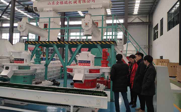 客戶在木屑顆粒機生產線前駐足.jpg 客戶在木屑顆粒機生產線前駐足.jpg